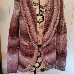 🧡 Tri-colour Pink Knit Cardigan